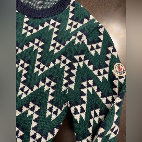Moncler Geometric zig-zag pattern Sweater, XS - Picture 4 of 6
